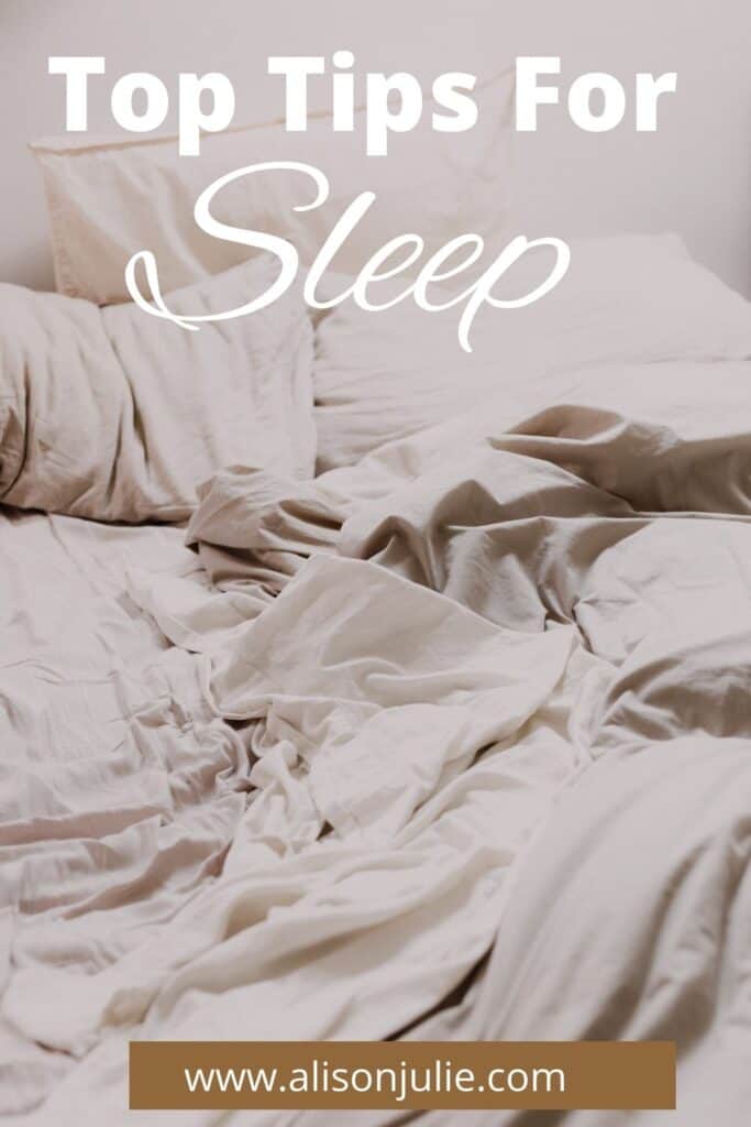 top tips for sleep